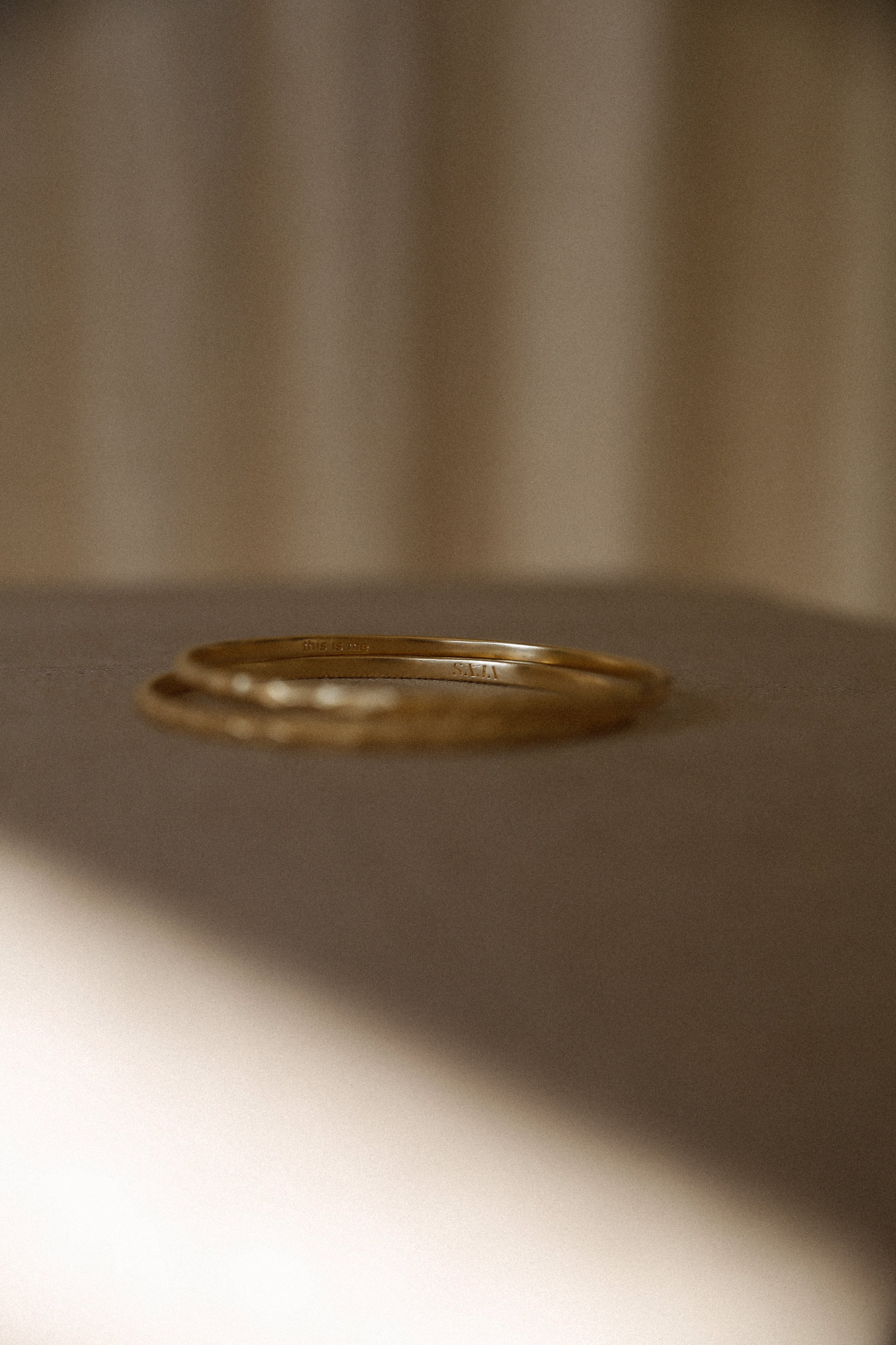 Bangle This is me  Goud