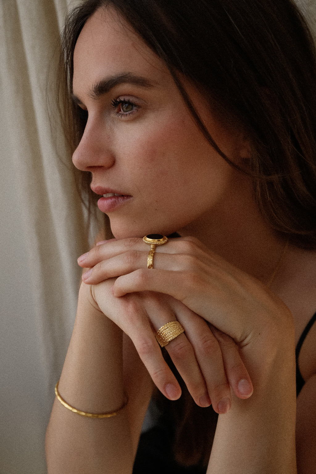 Ring Dare to live Goud