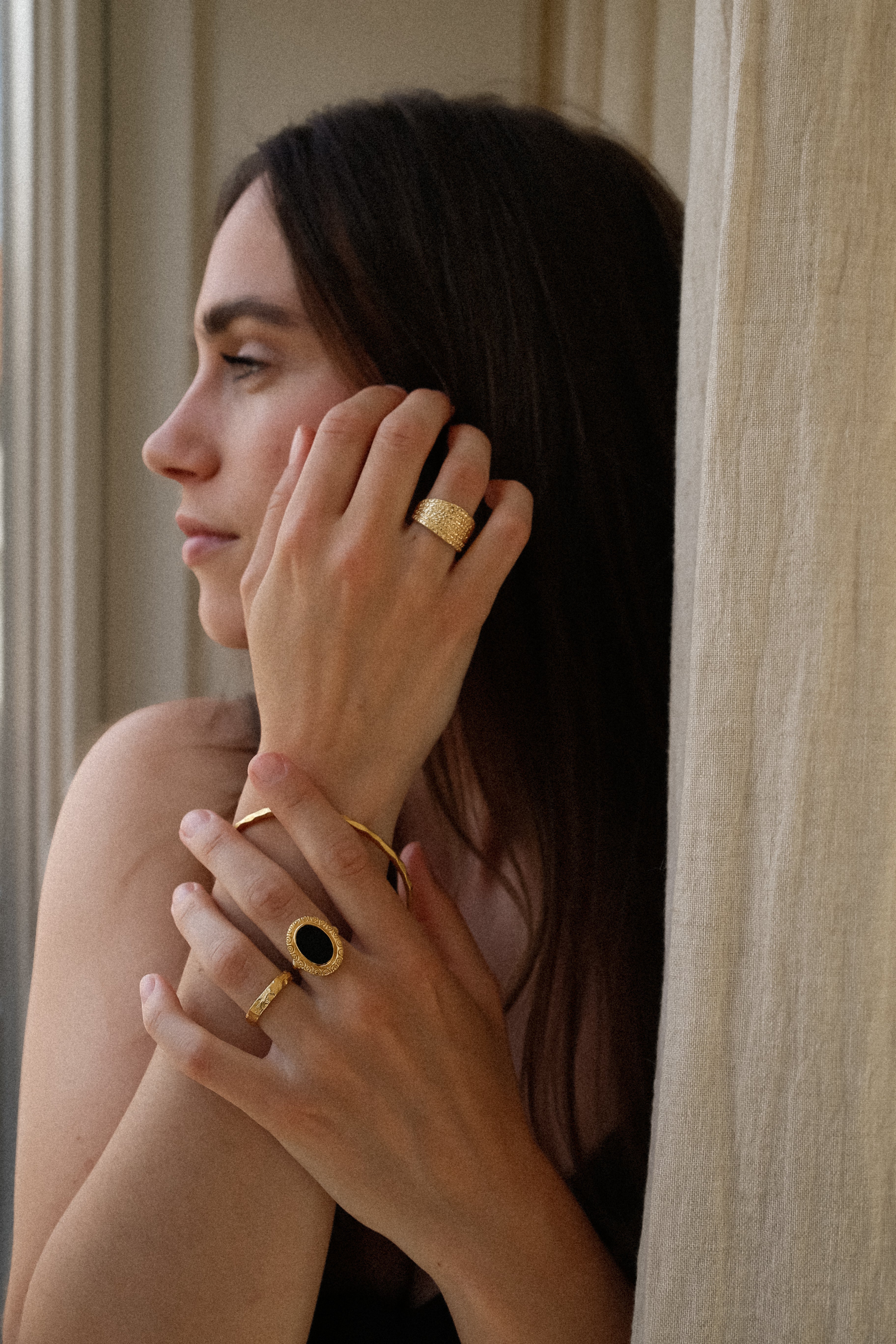 Ring Dare to live Goud